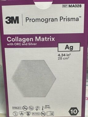 3M Promogran Prisma Collagen Matrix - New In Box